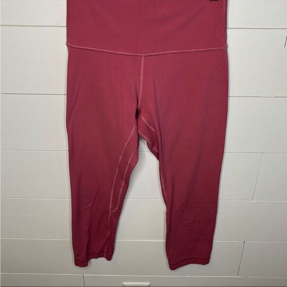 Lululemon Athletica Pink High-Rise Capris - Picture 1 of 7